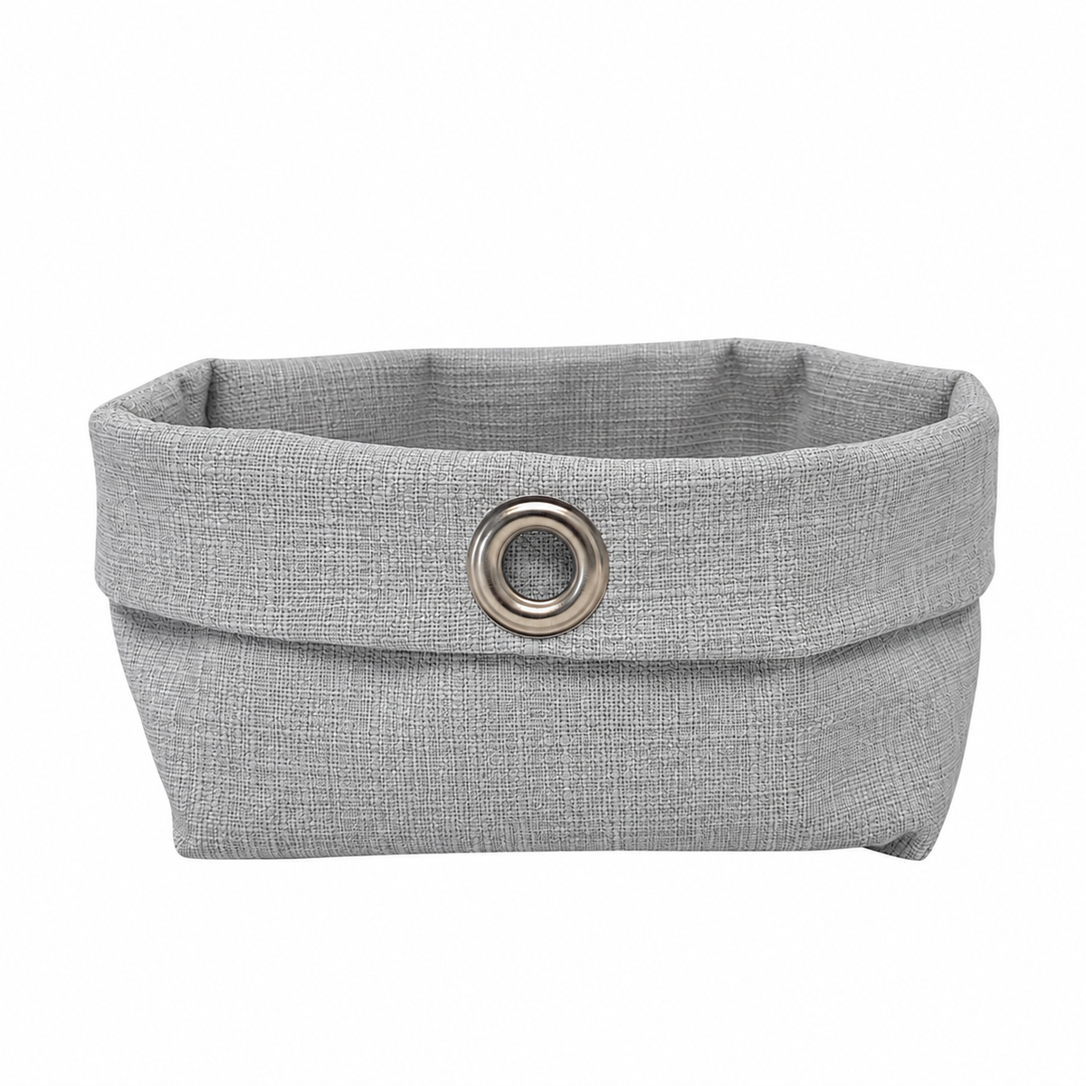 Panière en similicuir imperméable, facile à nettoyer, idéale pour un usage quotidien.
