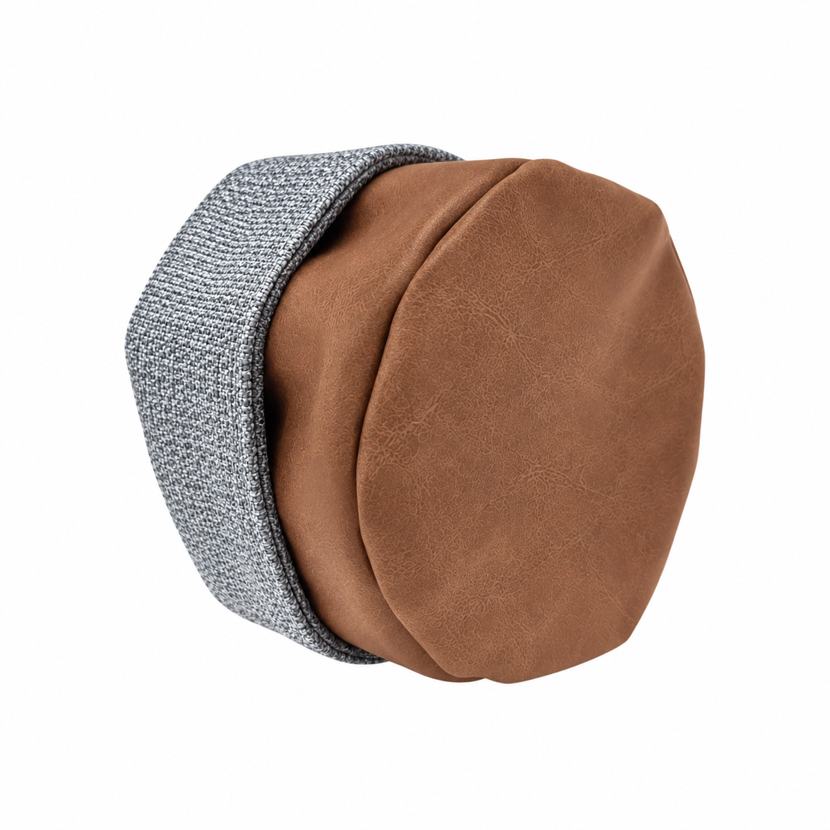 Panière en similicuir imperméable, facile à nettoyer, idéale pour un usage quotidien.