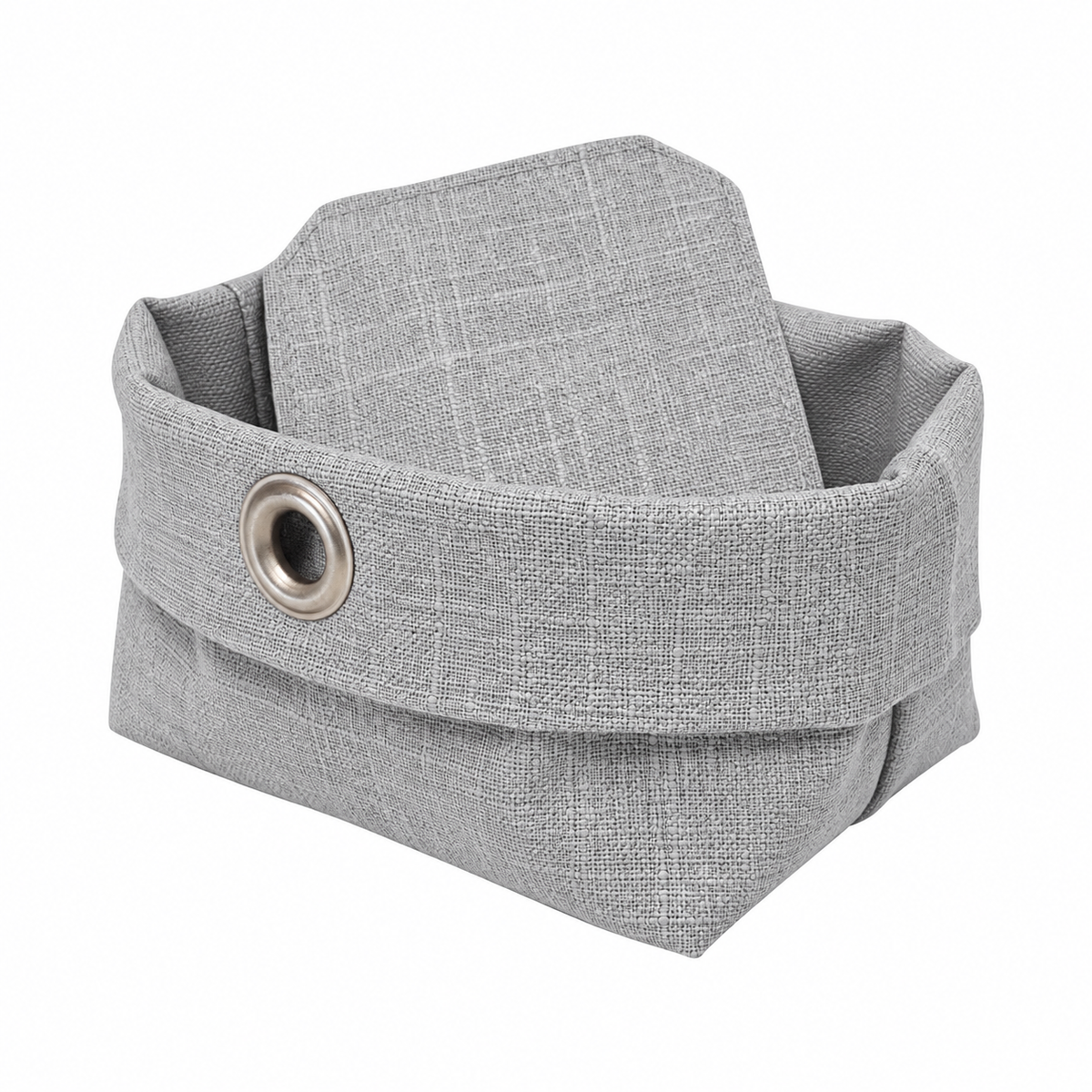 Panière en similicuir imperméable, facile à nettoyer, idéale pour un usage quotidien.