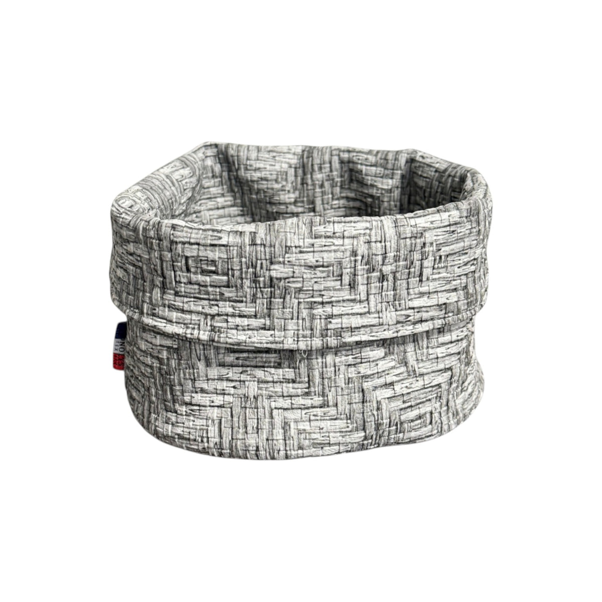 Panière en similicuir imperméable, facile à nettoyer, idéale pour un usage quotidien.