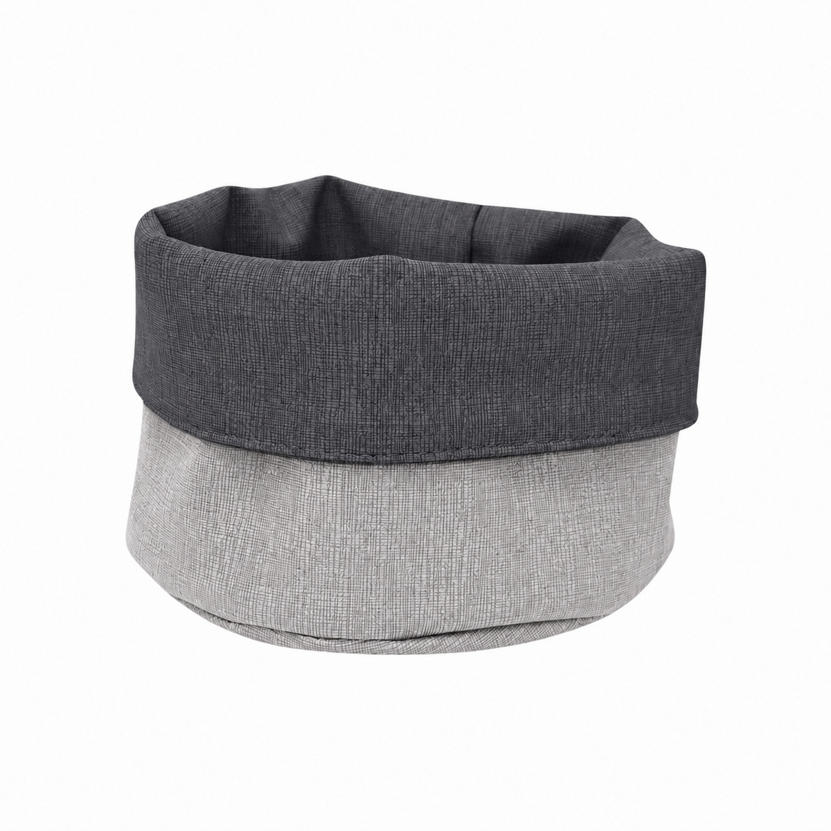 Panière en similicuir imperméable, facile à nettoyer, idéale pour un usage quotidien.