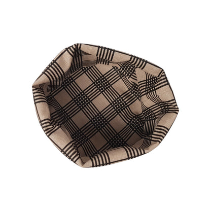 Panière en similicuir imperméable, facile à nettoyer, idéale pour un usage quotidien.