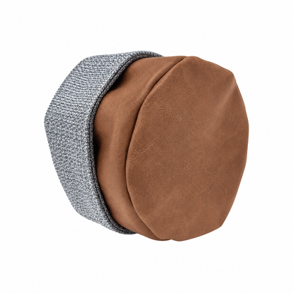 Panière en similicuir imperméable, facile à nettoyer, idéale pour un usage quotidien.