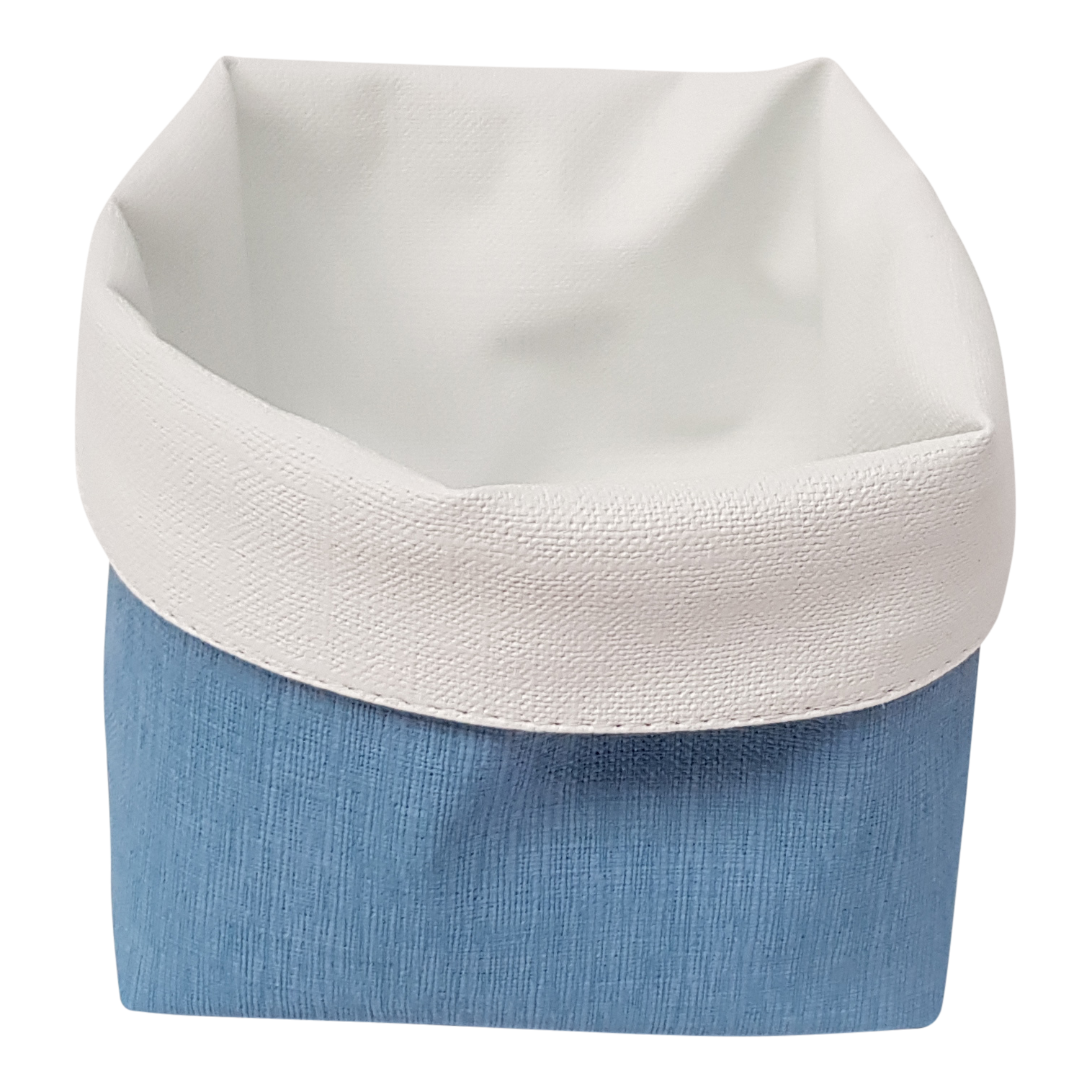 Panière Tiss Azur / Tiss Blanc Sonoclean réversible