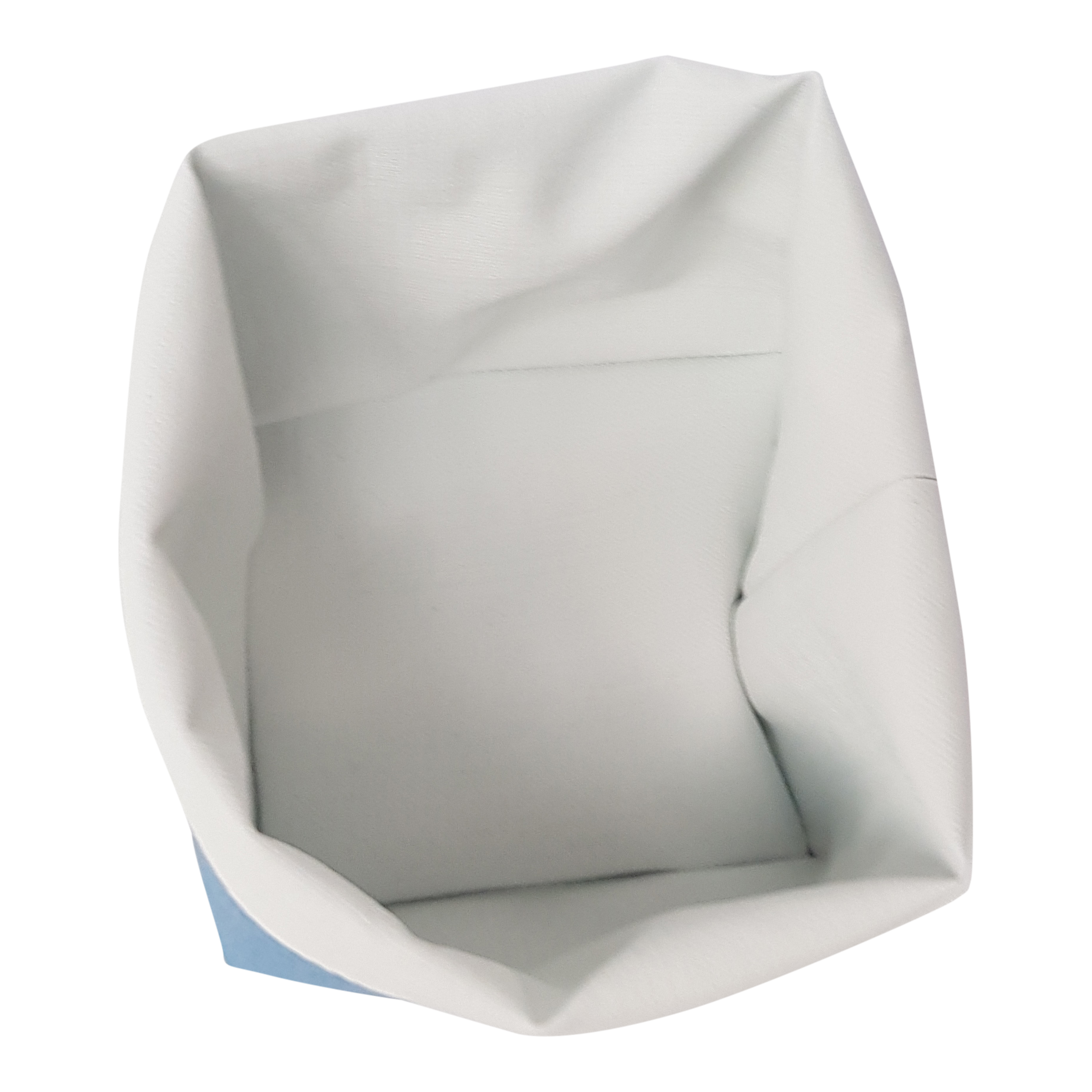 Panière Tiss Azur / Tiss Blanc Sonoclean réversible